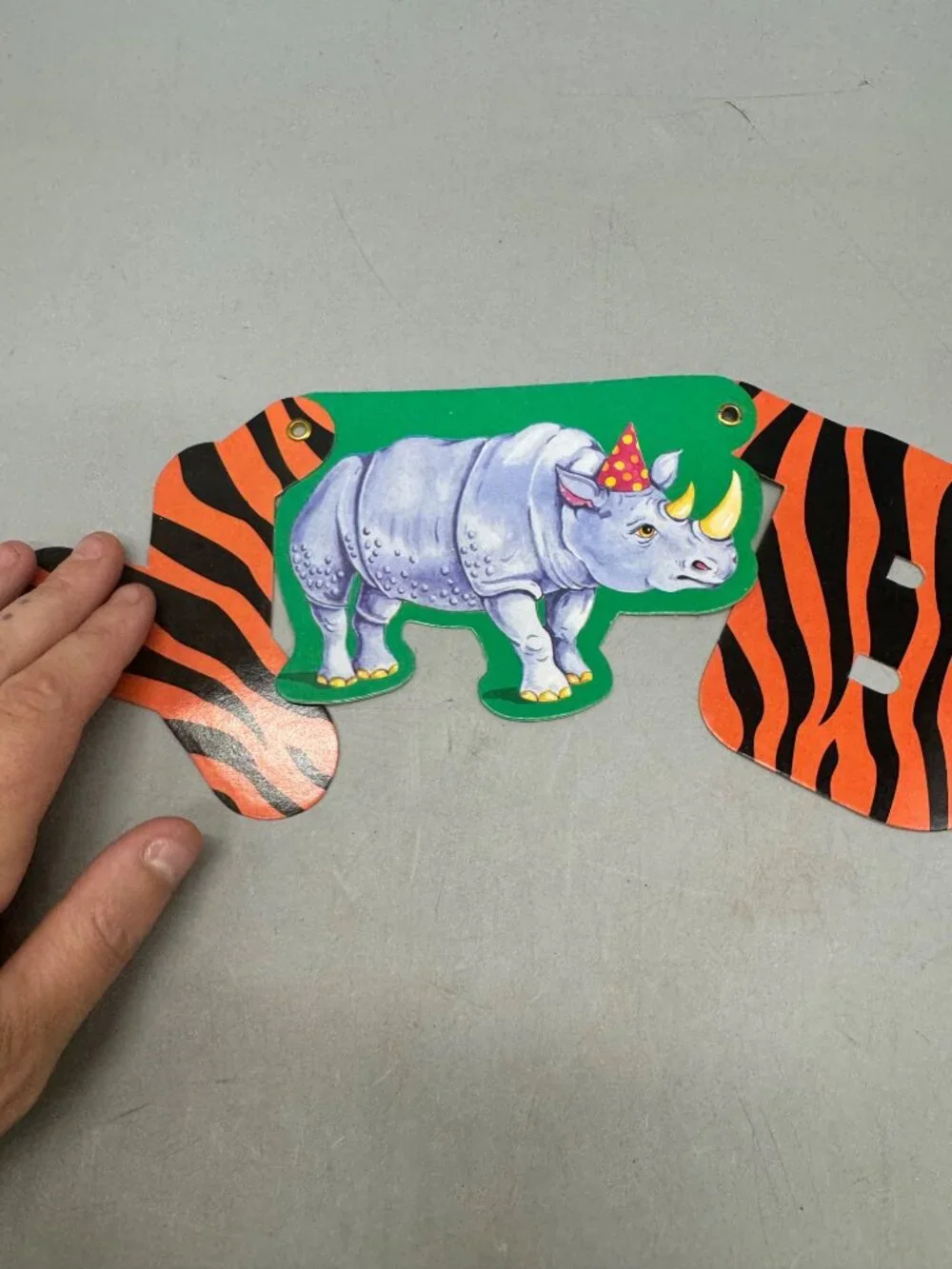 Tiger & Safari Animals String Garland Banner For Party Decor READ